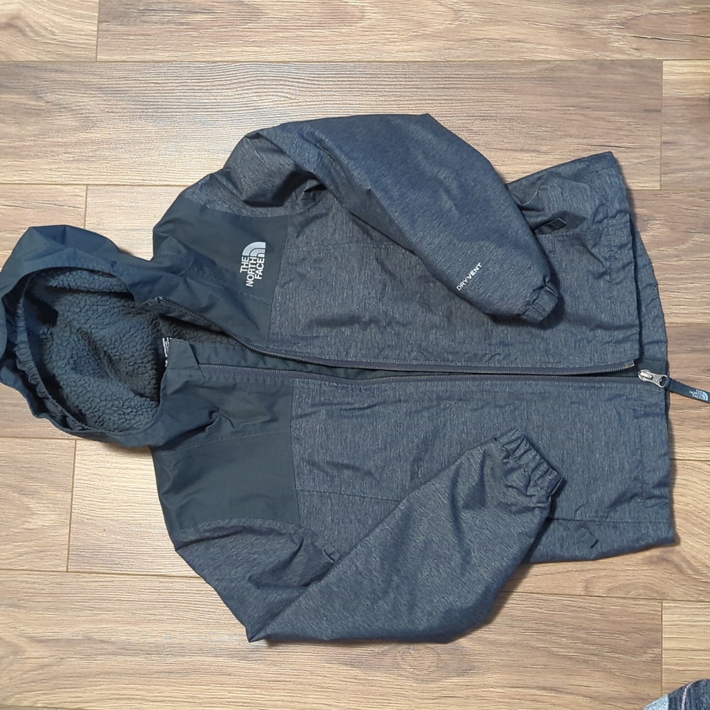 The North Face Kid's Dark Gray Raincoat